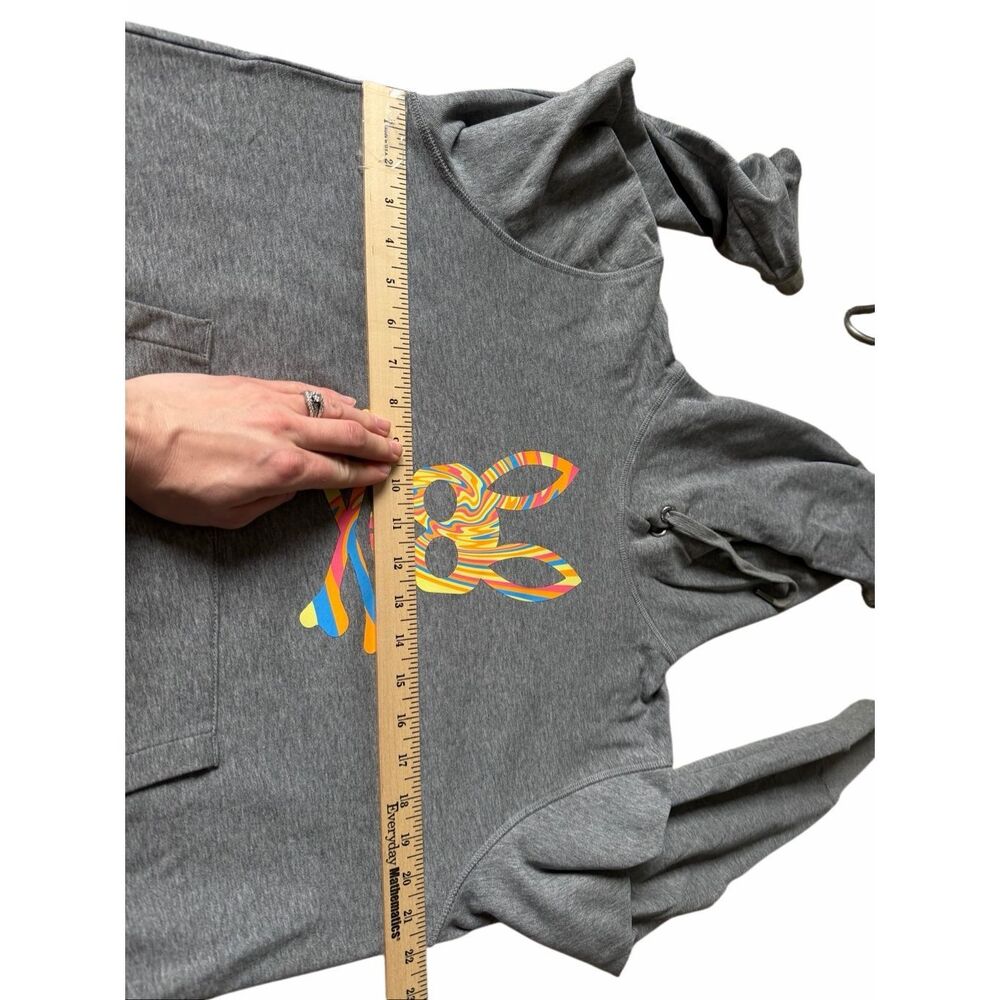 Psycho Bunny Hoodie Porter Popover Heather Gray Small - Picture 8 of 10